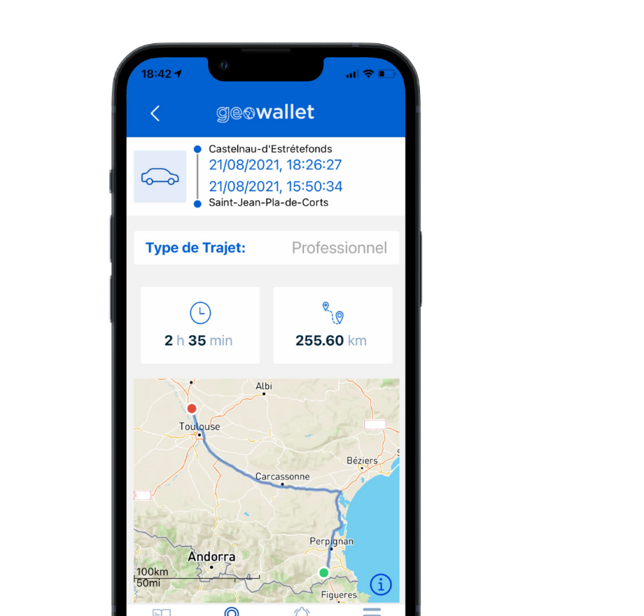 Geowallet — Trip detail